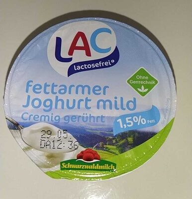 fettarmer Joghurt mild lactosefrei