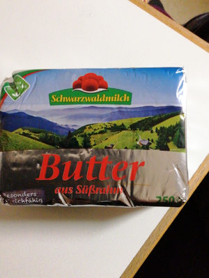 Butter aus Süssrahm front packaging