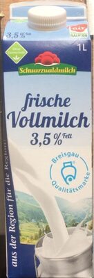Schwarzwaldmilch Frische Vollmilch 3,5% Fett