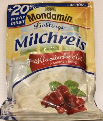 Milchreis - Klassische Art front packaging