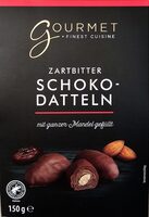 Schokodatteln mit ganzer Mandel gefüllt - Zartbitter