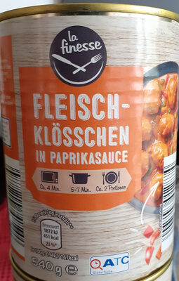 Fleischklößchen in Paprikasauce