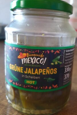 Grüne Jalapeños in Scheiben