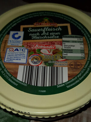 Sauerfleisch front packaging