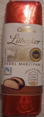 Lübecker  EDEL MARZIPAN front packaging