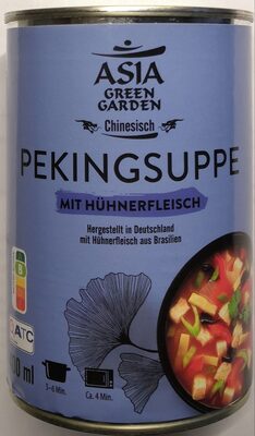 Pekingsuppe mit Hühnerfleisch front packaging