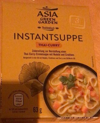 Instantsuppe - Thai-Curry