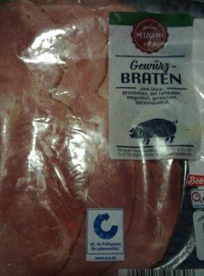 Gewürz Braten front packaging