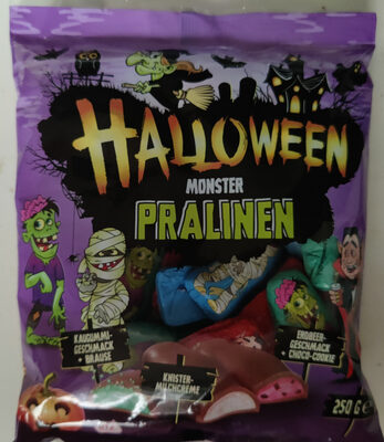 Halloween Monster Pralinen front packaging
