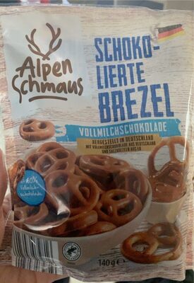 Schokolierte Brezeln Vollmilch front packaging