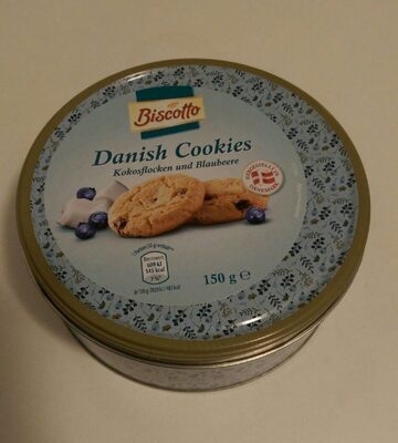 Danish Cookies front packaging
