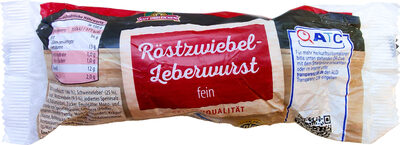 Röstzwiebel Leberwurst fein