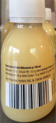 Ingwer Shot nutrition facts table