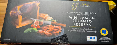 ALDI GOURMET FINEST CUISINE SCHWEIN Mini Jamon Serrano Reserva 1kg 21.99€
