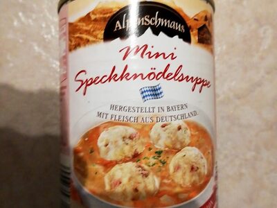 Minispeckknödel-Suppe front packaging