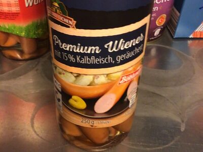 Würstchen Wiener mit Kalbfleisch