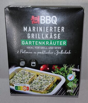 Marinierter Grillkäse - Gartenkräuter