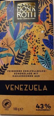 VENEZUELA Feinherbe Edelvollmilch-Schokolade