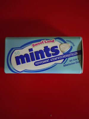 Mints Pastillen front packaging