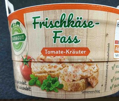 Frischkäse-Fass - Tomate-Kräuter front packaging