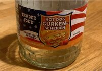 Hot Dog Gurkenscheiben