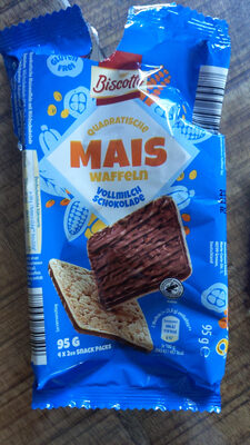 Quadratische Mais Waffeln