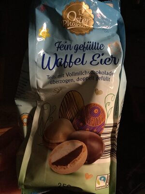 Fein gefüllte Waffeleier