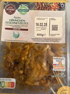 Hähnchen Geschnetzeltes Gyros Art