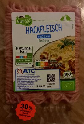 Hackfleisch front packaging