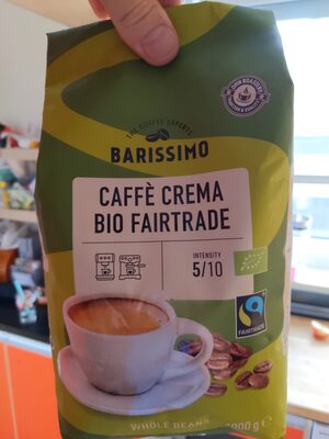 Caffè Crema Bio-Fairtrade front packaging