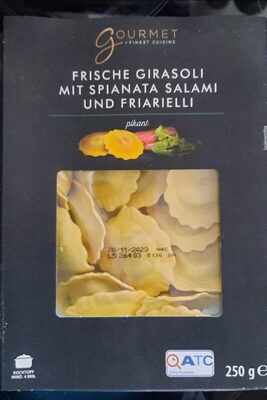 FrischeGirasoli mit SpianataSalami und Friarielli