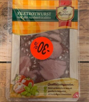 Filet Rotwurst