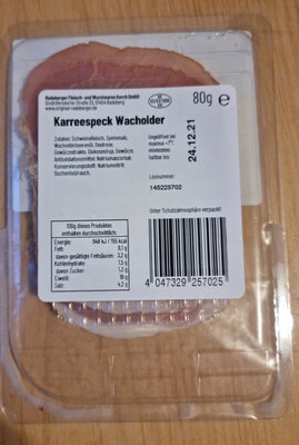 Kareespeck Wacholder front packaging