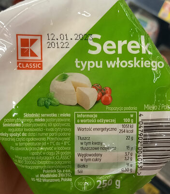 Serek typu włoskiego