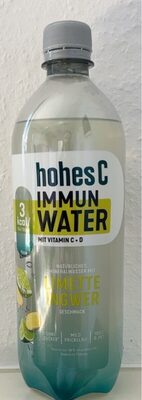 Immun Water front packaging