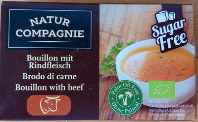 Bouillon mit Rindfleisch