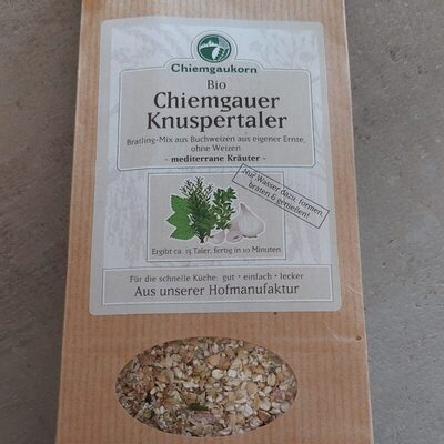 Chiemgauer Knuspertaler mediterrane Kräuter