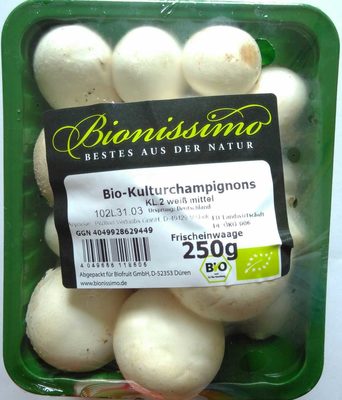 Bio-Kulturchampignons front packaging