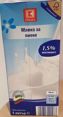 Прясно краве мляко 1.5%