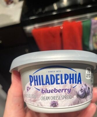 Philadelphia blueberry cream cheese
