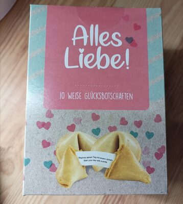 Glückskekse - Alles Liebe