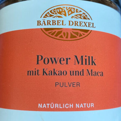 Power milk mit kakao und maca