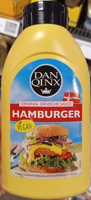 Sauce hamburger vegan front packaging