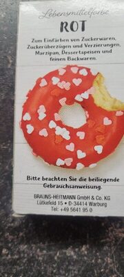 Lebensmittelfarbe rot