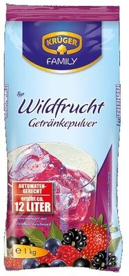 Wildfrucht Getränkepulver front packaging