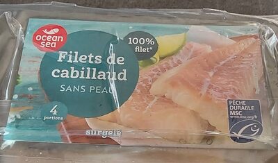 Filets de cabillaud sans peau