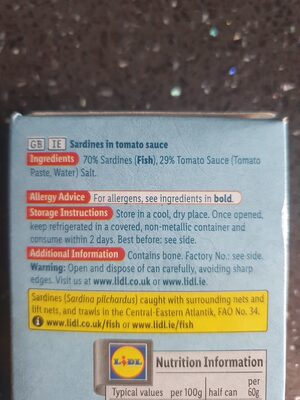 Unknown ingredients label