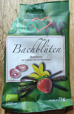 bachblüten Bonbon mit Erdbeer Vanille Geschmack