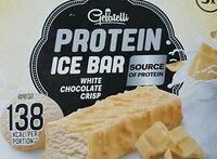Protein ice bar white chocolate crisp