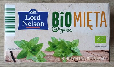 Bio mięta organic front packaging